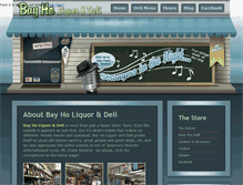 Tablet Screenshot of bayholiquor.com